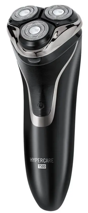Aparat de ras electric Teesa HYPERCARE T500 TSA0569, 7200 rpm, IPX6, Acumulator NiMH, Autonomie 45 min, Trimmer incorporat (Negru/Gri)