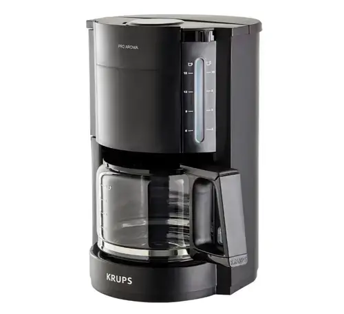 Cafetiera KRUPS ProAroma F 309 08, Cana de sticla (Negru)