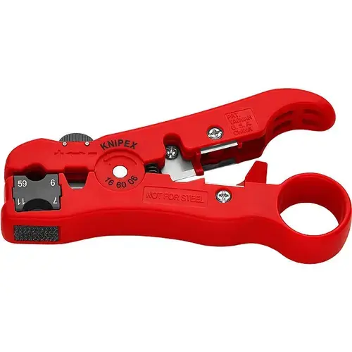 Dezizolator pentru cabluri coaxiale si cabluri de date, KNIPEX, 125 mm
