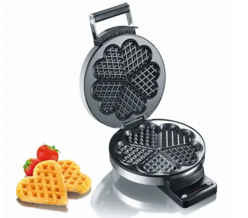 Aparat de facut vafe Graef WA 80 (Argintiu/Negru)