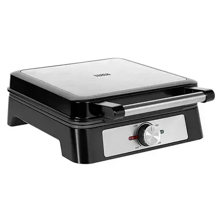 Aparat wafe Teesa TSA3236, 1600 W, Placi neaderente (Negru)