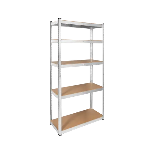 Raft depozit metalic 2in1 5 rafturi pentru garaj 180x90x40cm 750kg Rebel
