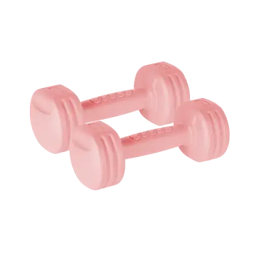 Set gantere Rebel Active, 2x 1kg (Roz)