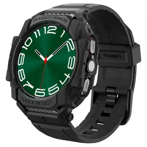 Husa Spigen Rugged Armor Pro pentru Samsung Galaxy Watch Ultra, Negru