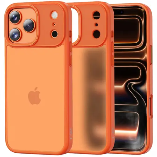 Husa MagSafe pentru Apple iPhone 17 Pro, Tech-Protect, Magmat, Portocalie Mata