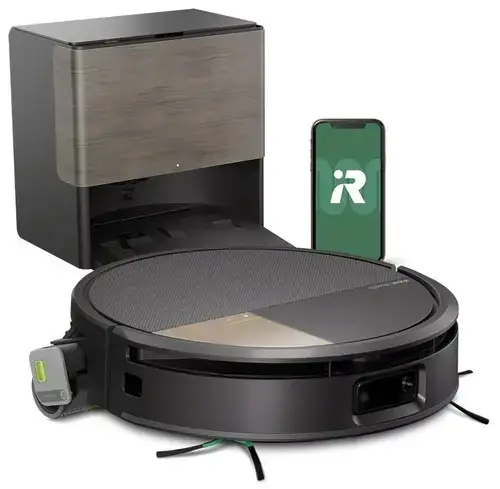 Aspirator robot iRobot Roomba Max 705 Combo, Autonomie 180 minute, 13000Pa, Rezervor 0.2 l, Recipient apa 0.26 l, Wi-Fi, LiDAR (Negru)