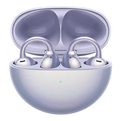 Casti True Wireless Open-Ear Huawei FreeClip, Bluetooth, Apeluri cu AI, IP54 (Violet)