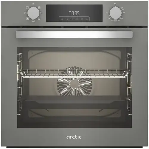 Cuptor incorporabil Arctic ARVIE1430MGM, Electric, 71 l, Autocuratarea catalitica, AeroCooking, Control touch, Clasa A (Gri)