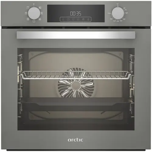 Cuptor incorporabil Arctic ARVIE1430MGM, Electric, 71 l, Autocuratarea catalitica, AeroCooking, Control touch, Clasa A (Gri)