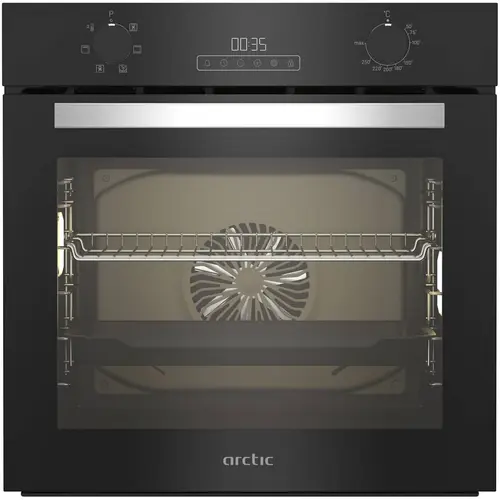 Cuptor incorporabil Arctic ARVIE1430BM, Electric, 71 l, Autocuratarea catalica, Timer digital, Grill, Clasa A (Negru)