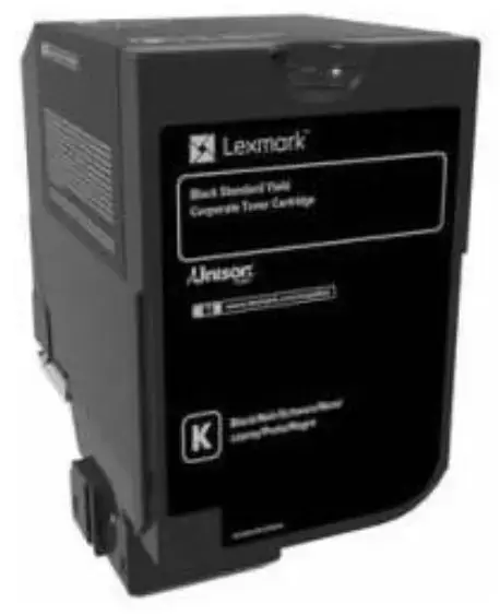 Toner Lexmark 74C2SKE, acoperire aprox. 7000 pagini (Negru)