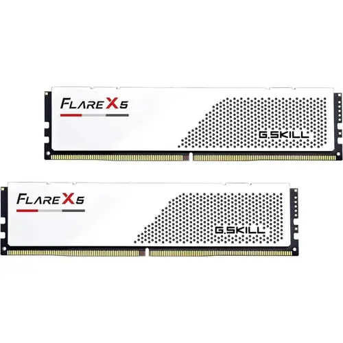 Memorii G.Skill Flare X5 64GB (2 x 32 GB) DDR5 6000MHz CL28 Dual Channel Kit White