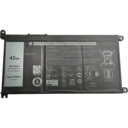 Baterie laptop Dell YRDD6 Li-Polymer 3 celule 11.4V 3684mAh