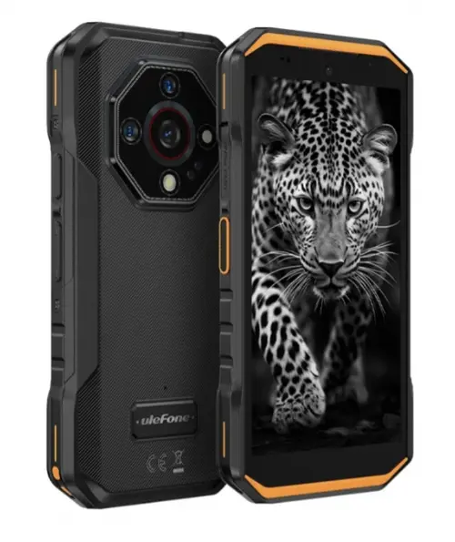 Telefon Mobil Ulefone Armor X32, Procesor MediaTek Helio G91 Octa-Core, Ecran LCD IPS Touchscreen 5.65inch, 6GB RAM, 128GB Flash, Camera Tripla 48+20+2MP, Wi-Fi, 5G, Dual Sim, Android (Negru/Portocaliu)