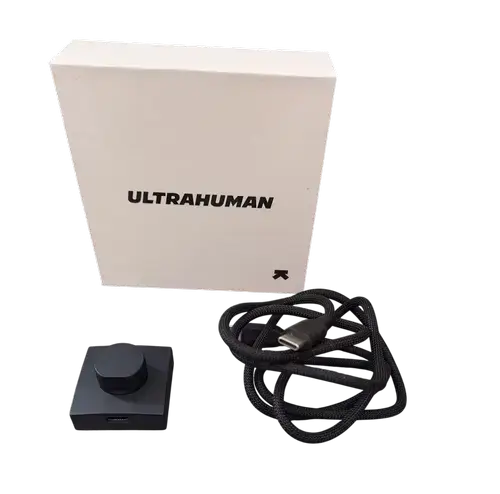 Incarcator tip dock pentru inel Ultrahuman Ring Air, Marimea 10 (Negru)