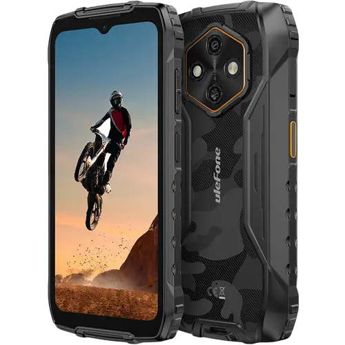 Telefon Mobil Ulefone RugKing 4 Pro, Procesor Unisoc T7250 Octa‑Core, IPS LCD touchscreen 6.56inch, 8GB RAM, 256GB Flash, Camera Duala 48 + 2 MP, Wi-Fi, 4G, Dual Sim, Android (Negru)