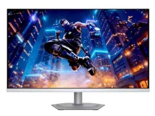 Monitor Gaming QD-OLED GIGABYTE 27inch MO27Q2A ICE, QHD (2560 x 1440), HDMI, DisplayPort, Boxe, Pivot, 280 Hz, 0.03 ms (Argintiu)