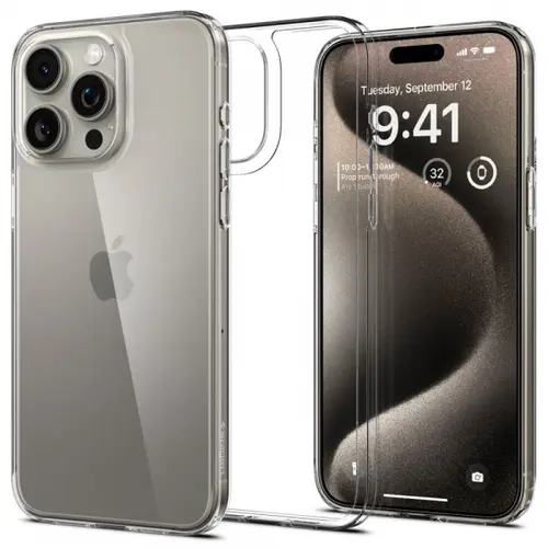 Husa pentru Apple iPhone 15 Pro Max, Spigen, Airskin Hybrid, Transparenta