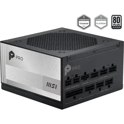 Sursa MSI PRO A850PL PCIE5, 80+ Platinum, 850W, Full Modulara