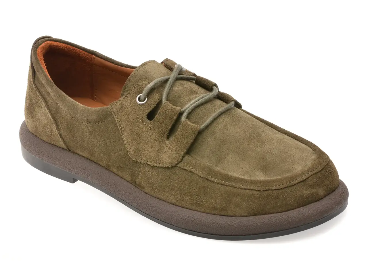 Mocasini GRYXX kaki, 1612900, din piele intoarsa
