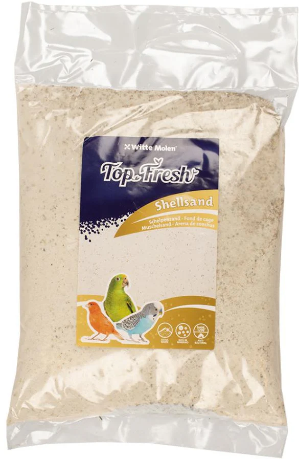 WITTE MOLEN TopFresh Nisip alb, din cochilii, pentru păsări 20kg