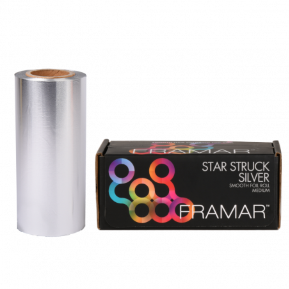 Folie aluminiu Framar Star Struck Silver Small Roll Medium 97.5m