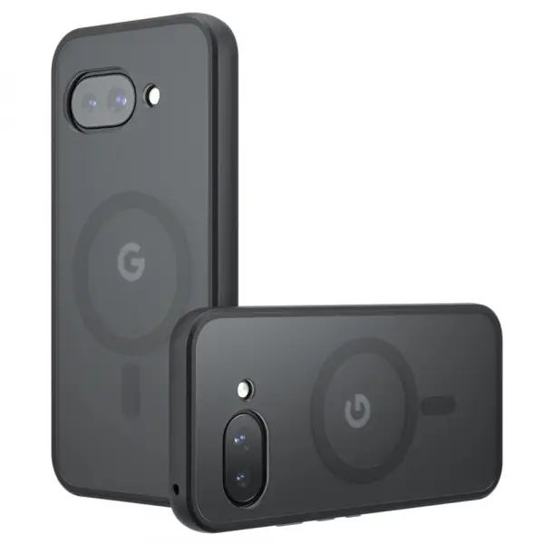 Husa MagSafe pentru Google Pixel 9a, Techsuit, PureFrost, Neagra