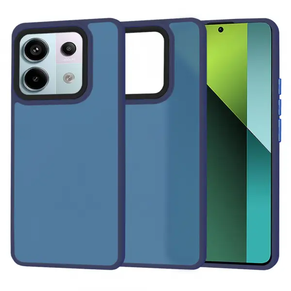 Husa pentru Xiaomi Poco X6 / Note 13 Pro 5G, Techsuit, HaloFrost, Bleumarin