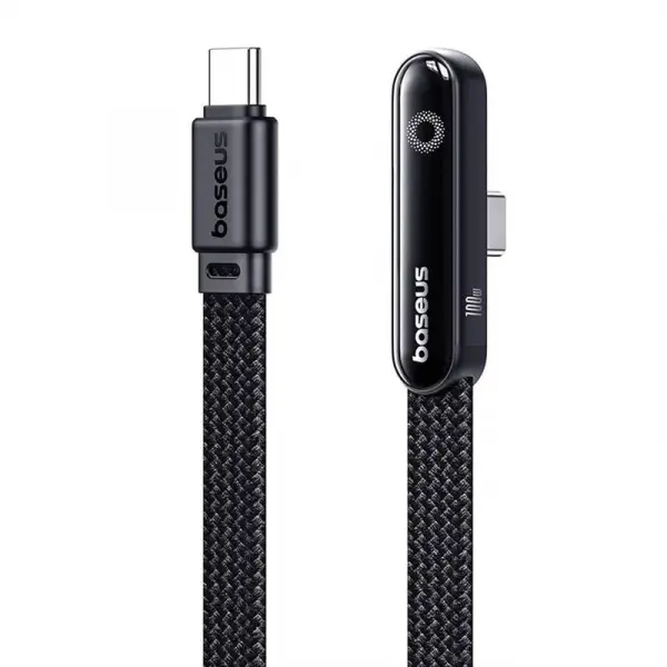 Cablu Date si Incarcare USB-C - USB-C Baseus MVP 3, 100W, 1m, Negru P10382500121-00