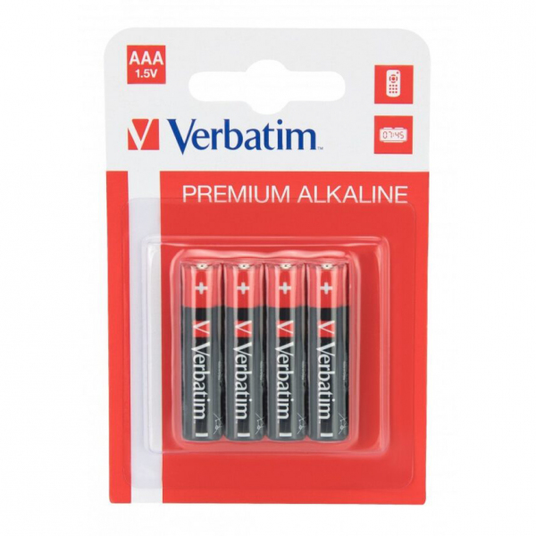 Baterie Verbatim Premium, AAA / LR3, Set 4 bucati 49920
