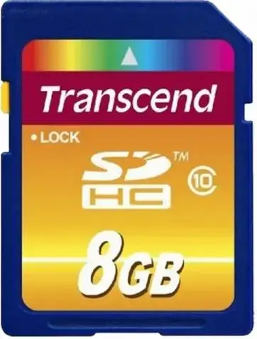 Card de memorie Transcend SDHC, 8GB, Clasa 10