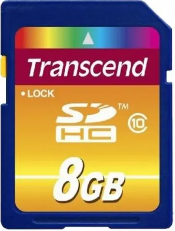 Card de memorie Transcend SDHC, 8GB, Clasa 10