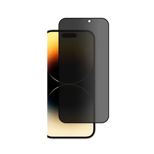 Folie sticla HOFI Anti Spy 9H compatibila cu iPhone 15 Pro Max, Privacy