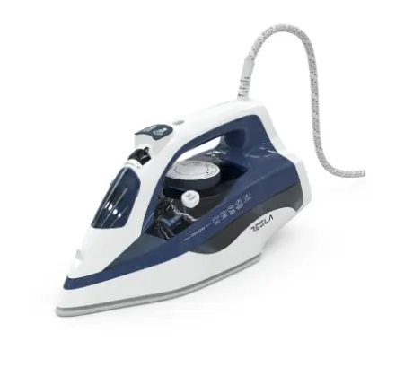 Fier de calcat Tesla IR301BL, 2600 W, Talpa ceramica, 400 mL (Albastru/Alb)
