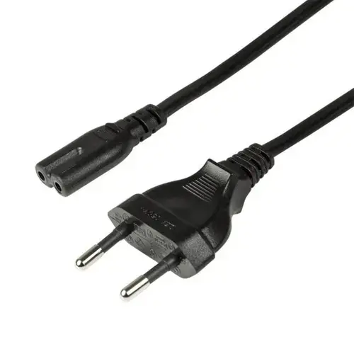 Cablu alimentare casetofon LOGILINK cp145 2 pini pentru TV, radio, lungime 3m