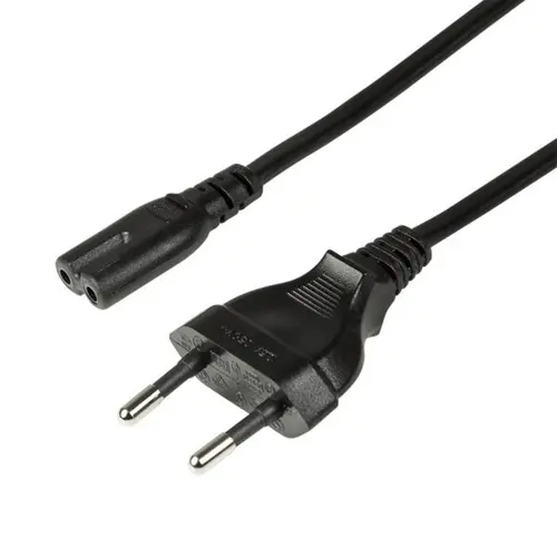 Cablu alimentare casetofon LOGILINK cp145 2 pini pentru TV, radio, lungime 3m