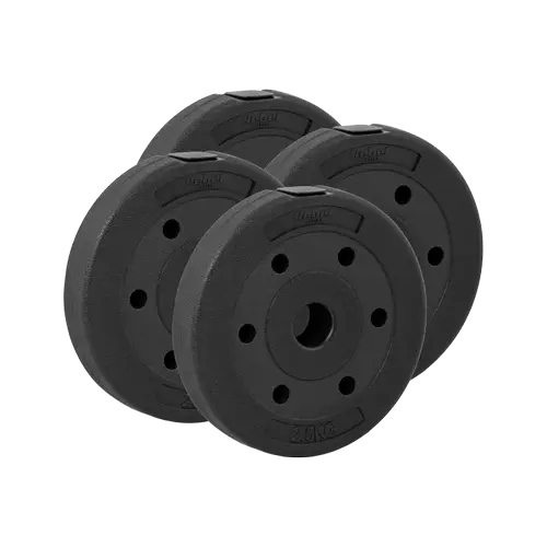 Set discuri greutate Rebel Active, 4x 2.5 kg