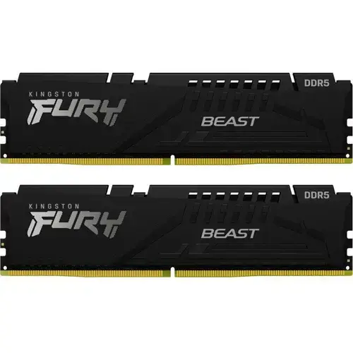 Memorie RAM Kingston FURY Beast Black, 32GB, 2 x 16GB, DDR5, 6000MHz, CL30