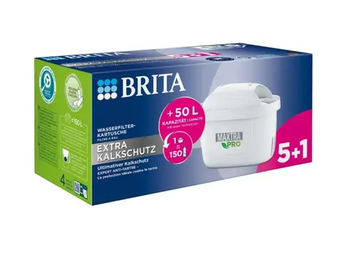 Set filtre Brita MAXTRA PRO Extra Lime Protection 5+1 bucati, extra protectie impotriva calcarului
