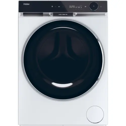 Masina de spalat rufe cu uscator Haier HWD100-B14397US, Spalare 10 kg, Uscare 6 kg, 1400 rpm, Motor Direct Motion, Clasa A, Ultra Fresh, WiFi, ABT, display LCD, Smart Dual Spray (Alb)