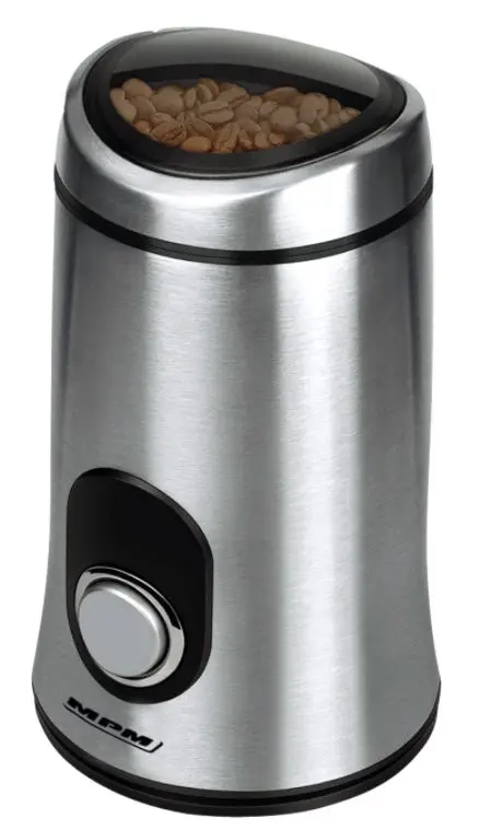 Rasnita de cafea MPM MMK-02M, 150W, 30 g, Functie Impuls (Argintiu)