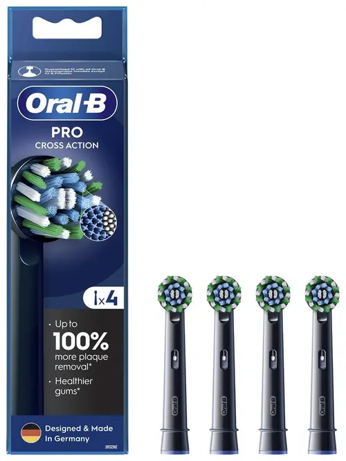 Rezerve periuta de dinti Oral-B EB50BRB CrossAction 4 (Negru)