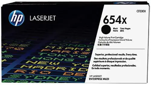 Toner HP 654X, 20500 pagini (Negru XL)