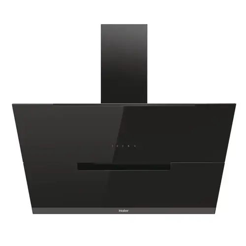 Hota incorporabila decorativa Haier HADG9DCS56B, motor 170w, 3 Viteze + Booster, Putere de absorbtie 852 mc/h, TouchControl, Iluminare LED, Clasa A++, 90 cm (Sticla neagra)