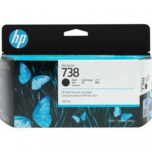 Cartus Cerneala HP 738, 130-ml (Negru)