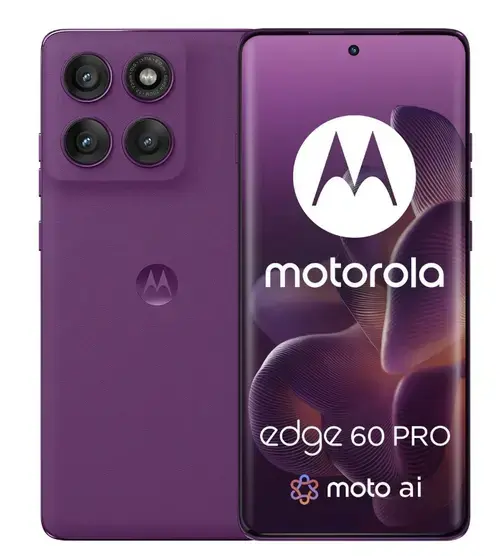 Telefon Mobil Motorola Edge 60 Pro, Procesor Mediatek Dimensity 8350 Extreme, P-OLED 6.7inch, 12GB RAM, 512GB Flash, Camera Tripla 50 + 10 + 50 MP, Wi-Fi, 5G, Dual Sim, Android (Violet)