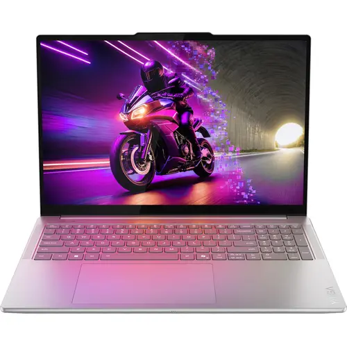 Laptop Lenovo Yoga Pro 9 16IAH10 (Procesor Intel® Core™ Ultra 7 255H (24M Cache, up to 5.10 GHz) 16inch 2.8K OLED 120Hz, 32GB, 1TB SSD, NVIDIA GeForce RTX 5050 @8GB, Win 11 Pro, Gri)