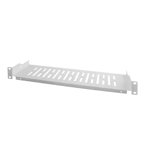Raft fix Logilink 1U pentru rack 19 inch SF1C25G, adancime 152mm, sarcina maxima 5Kg, vopsea antistatic, otel 1.5mm, Gri