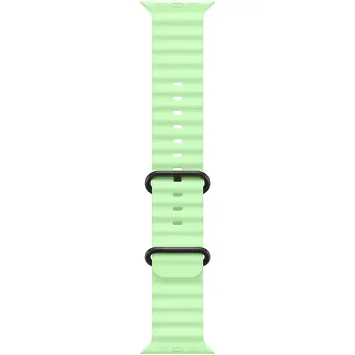 Curea Smartwatch Apple MGCL4ZM/A pentru Watch 49mm, Ocean Band, Black Titanium Finish (Verde deschis)