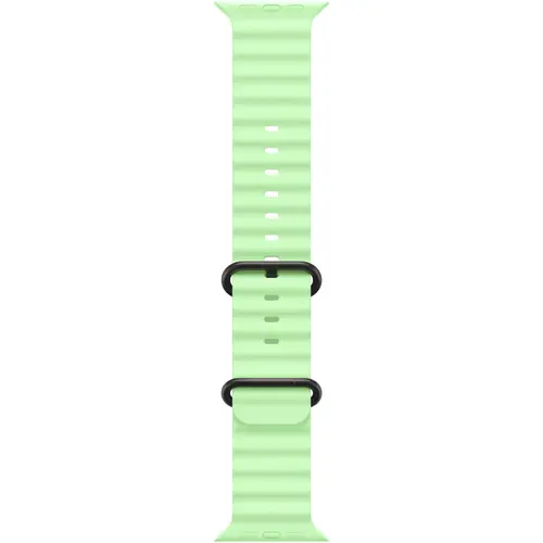 Curea Smartwatch Apple MGCL4ZM/A pentru Watch 49mm, Ocean Band, Black Titanium Finish (Verde deschis)